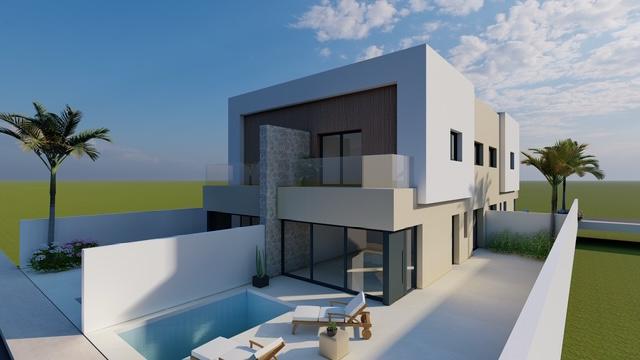 Carmen VI modern villa medencével